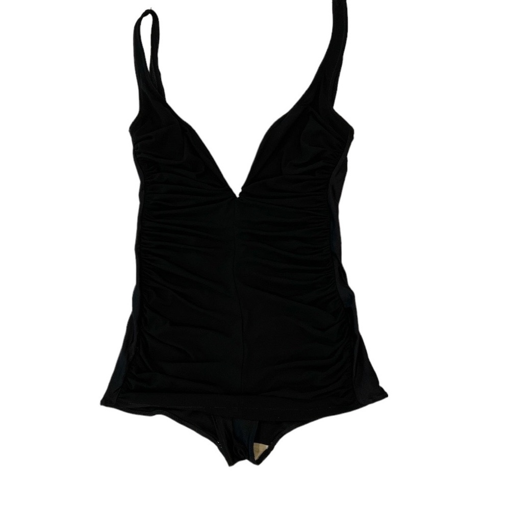 JANTZEN Vintage 1950s style black swimsuit Jantzen for Saks Fifth Avenue Sz M